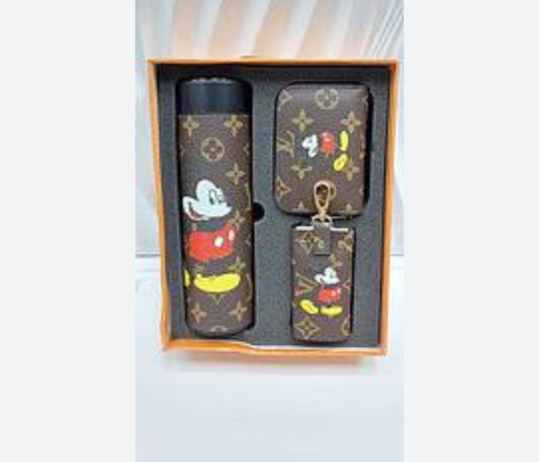 Thermos Tumbler & Wallet & Keyholder Set - Other Brand Mug | Aleppo Gift UAE